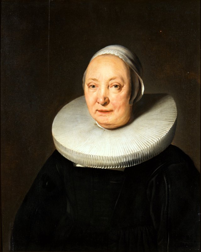Damesportret by Jacob Gerritsz. Cuyp