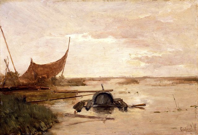 The peat cutting in Kampen by Paul Joseph Constantin Gabriël