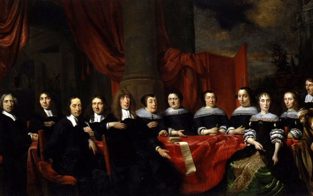 De regenten en regentessen van het H. Sacraments gasthuis te Dordrecht by Cornelis Bisschop