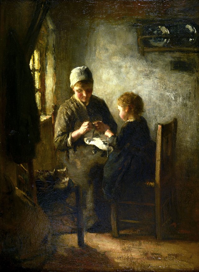 Naailes by Albert Neuhuys