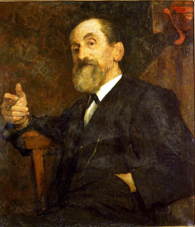 Portrait of Frans Lebret (1820-1909) by Jan Veth