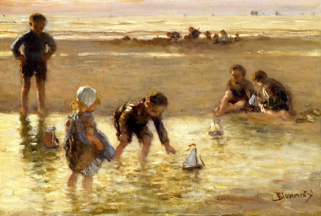 Scheepje zeilen by Bernard Blommers