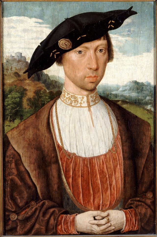 Portrait of Joost van Bronckhorst-Bleiswijk by Jan Mostaert