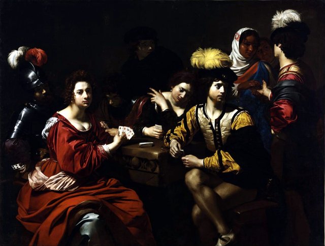 Cardsharps and Fortune Teller by Nicolas Régnier