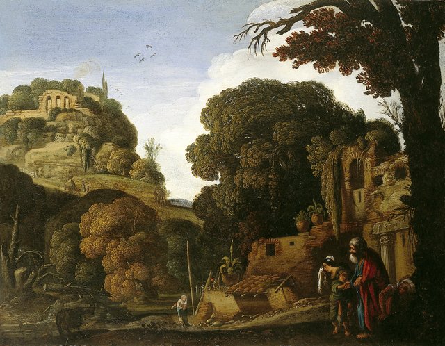 Biblical scene by Jacob Pynas
