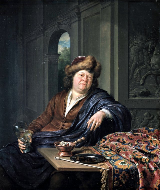 The Drinker by Willem van Mieris