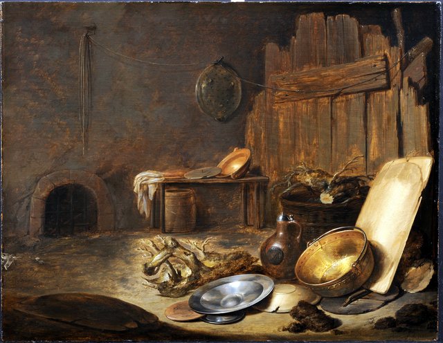 Still Life in a Barn by Jan Davidsz. de Heem