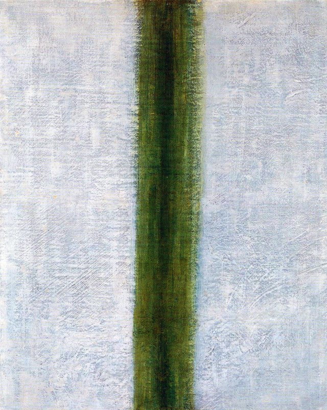 Green Stripe by Olga Rozanova