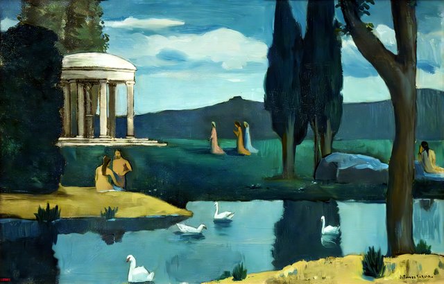 Temple to the Nymphs by Joaquín Torres-García