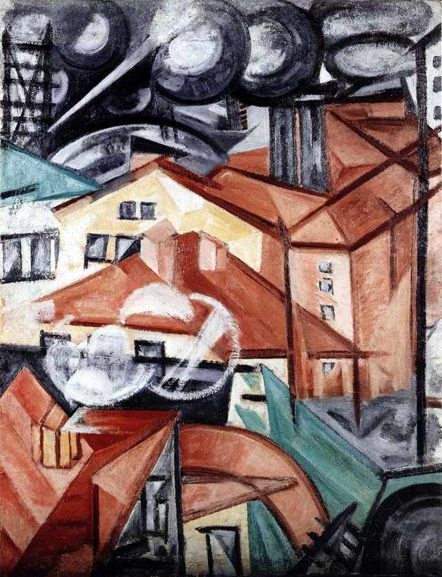 Cityscape by Olga Rozanova
