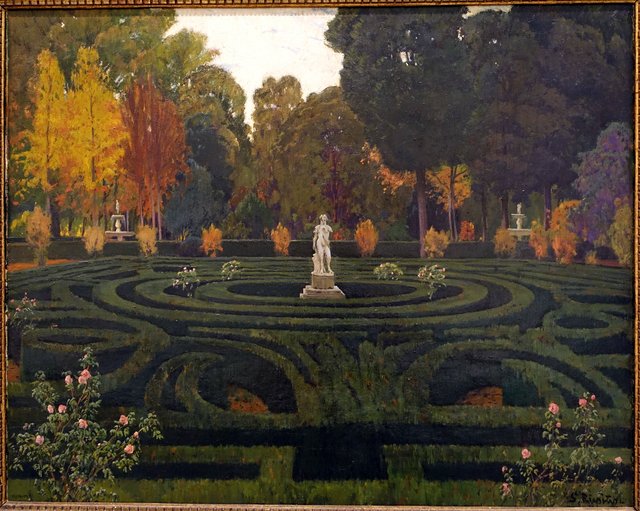 Faune vell (Old Faun) by Santiago Rusiñol i Prats