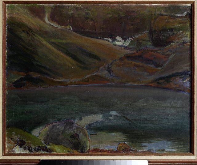 Black Pond in the Tatra Mountains by Władysław Ślewiński
