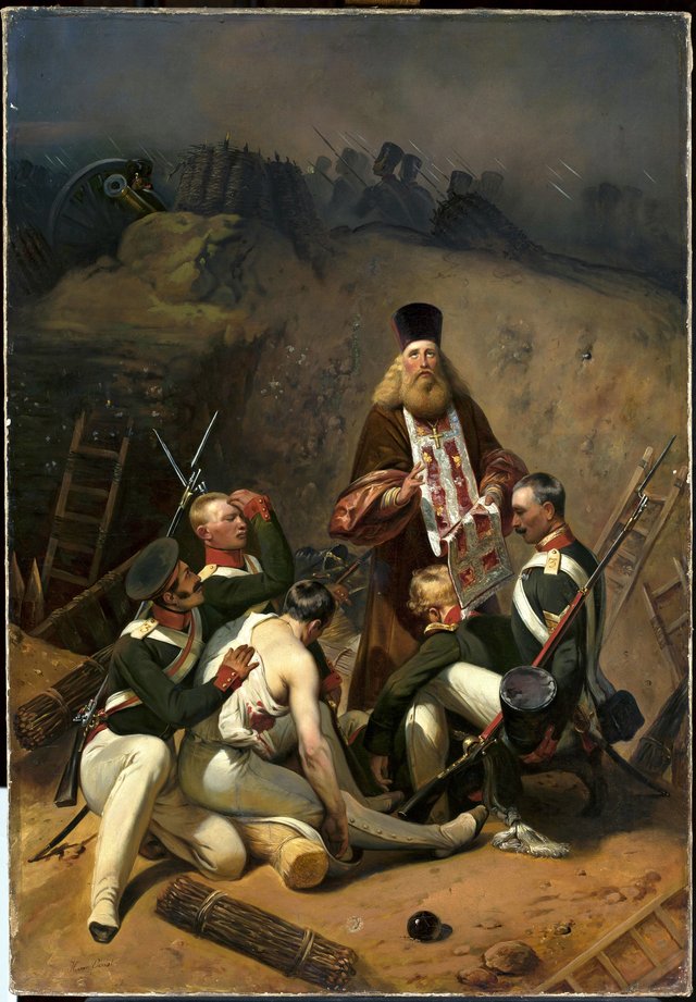 Blessing of soldiers by Horace Vernet