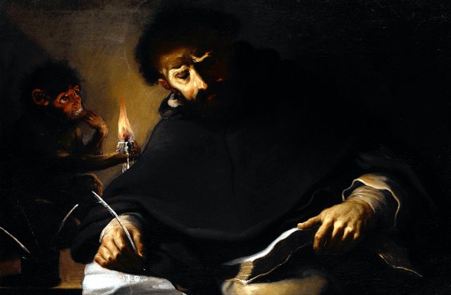 St. Dominic and the Devil by Pietro della Vecchia