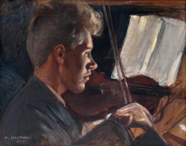 Fiddler by Pekka Halonen