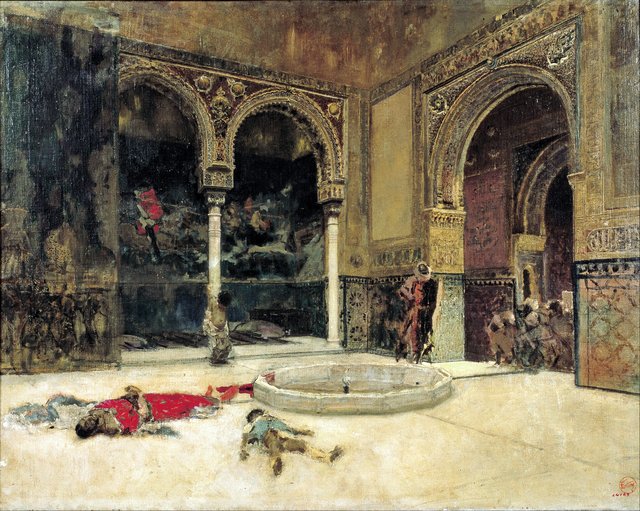 The Slaughter of The Abencerrajes by Mariano Fortuny Marsal
