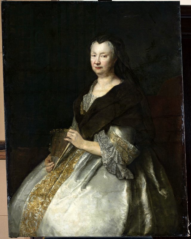 Portrait of Sophia Hedwig von Tettau (1662–1733) by Antoine Pesne