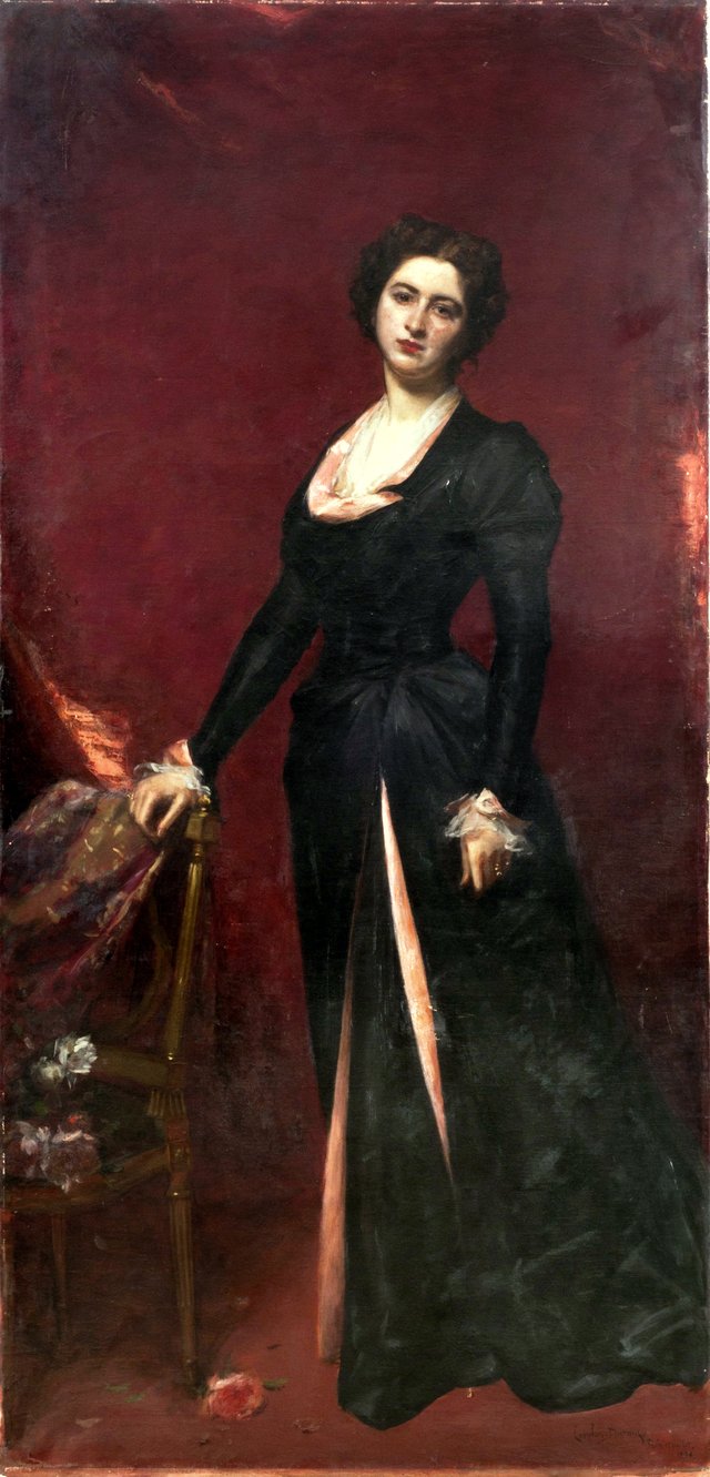 (Retrato de María del Carmen Reyna y Roballos de Fernández Blanco), Retrato de María Reyna de Fernández Blanco by Carolus-Duran