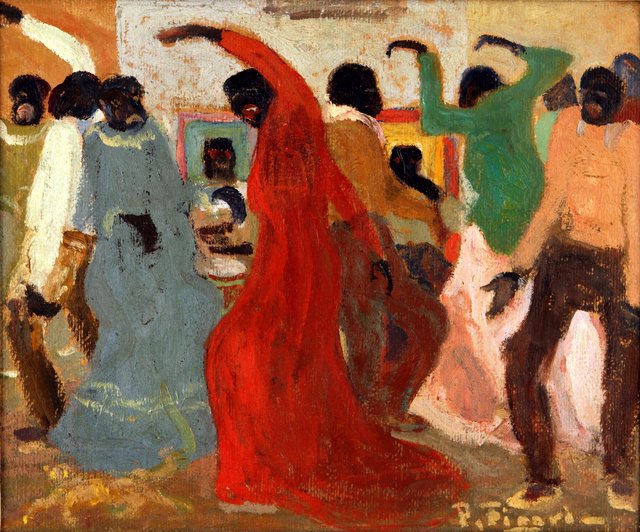Candombe carnival by Pedro Figari