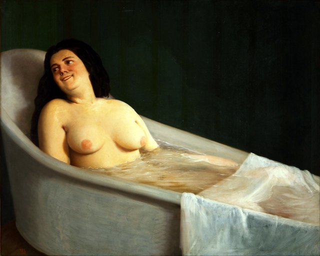 The Bath by Prilidiano Pueyrredón