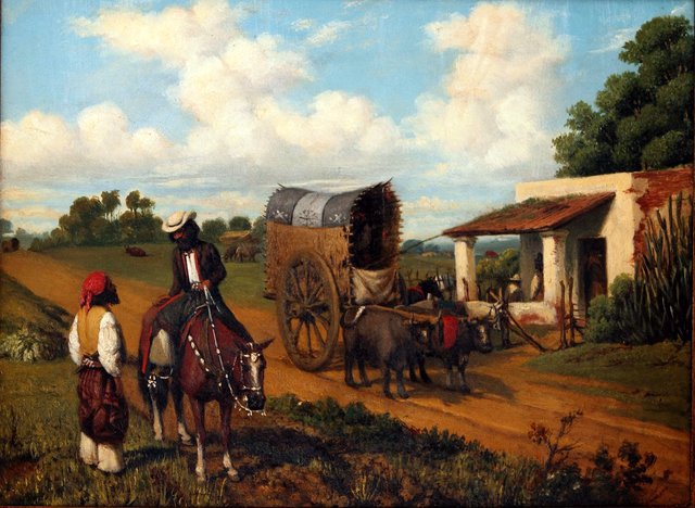 Un alto en la pulpería by Prilidiano Pueyrredón