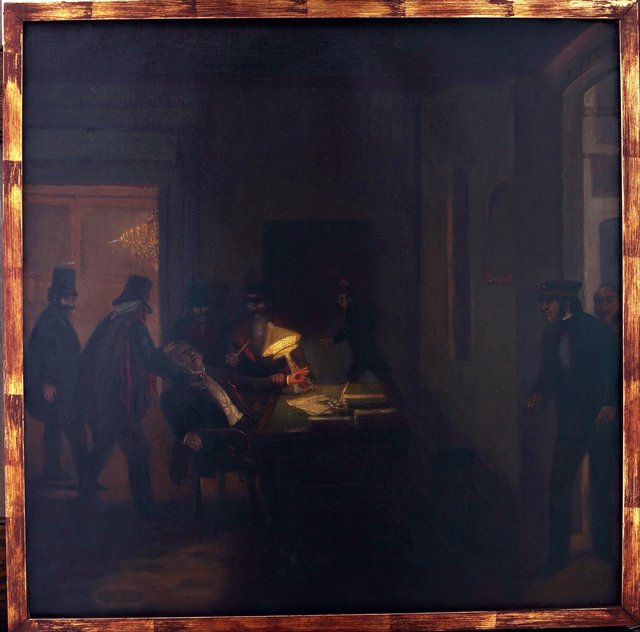Asesinato de Maza by Prilidiano Pueyrredón