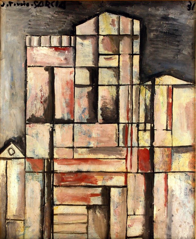 Cathedral construction by Joaquín Torres-García