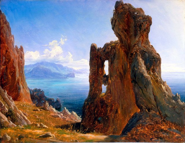 Arco Naturale, Capri by Thomas Fearnley