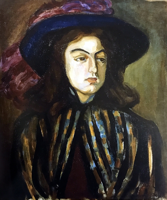 Female Portrait by Olga Rozanova