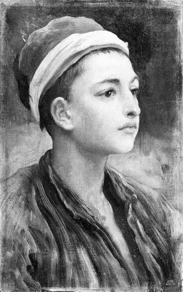 An Italian Fisher Boy by Frederic Leighton