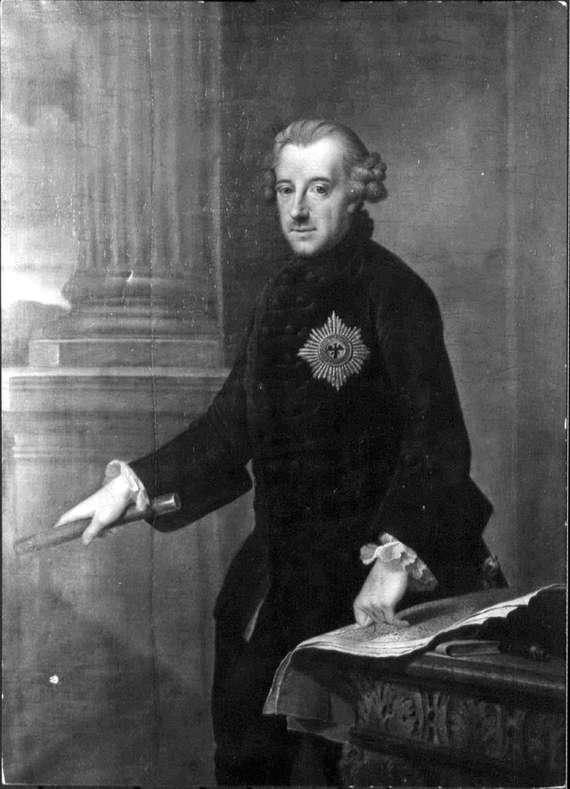 Frederick II, King of Prussia (1712-1786) by Johann Georg Ziesenis