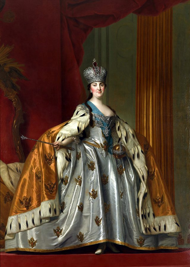Catherine II (1729-96), Empress of Russia by Vigilius Eriksen