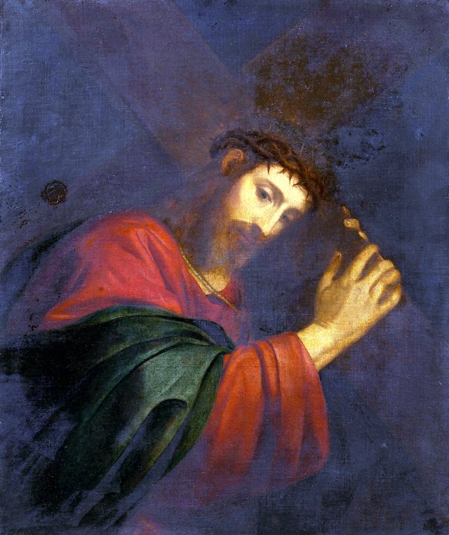 Christ Bearing the Cross by Andrea Sacchi