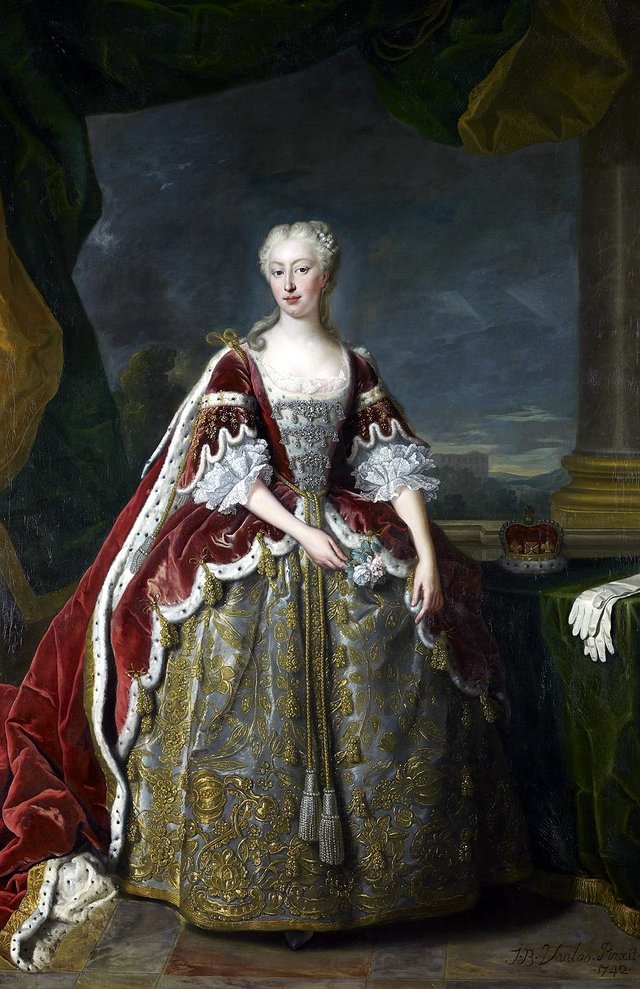 Augusta, Princess of Wales (1719-72) by Jean-Baptiste van Loo