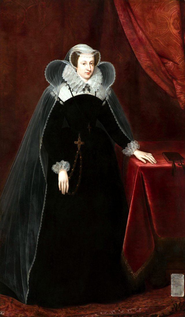 Mary, Queen of Scots (1542-87) by Daniël Mijtens