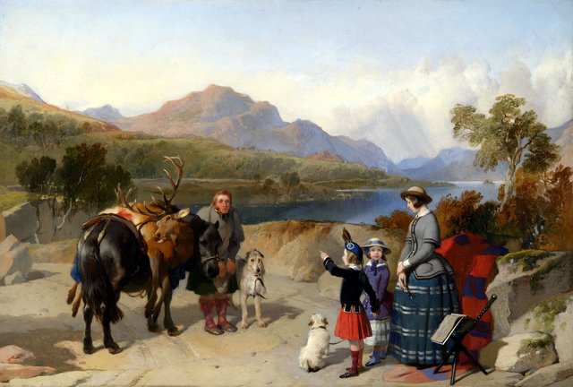 Queen Victoria at Loch Laggan by Edwin Landseer