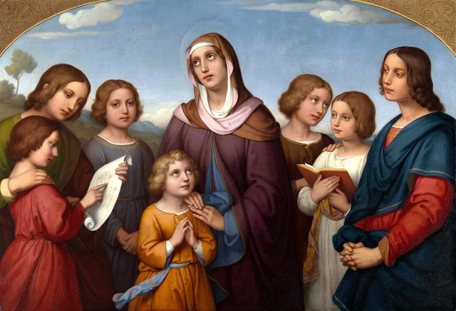 St Felicitas and her Seven Sons by Marie Ellenrieder