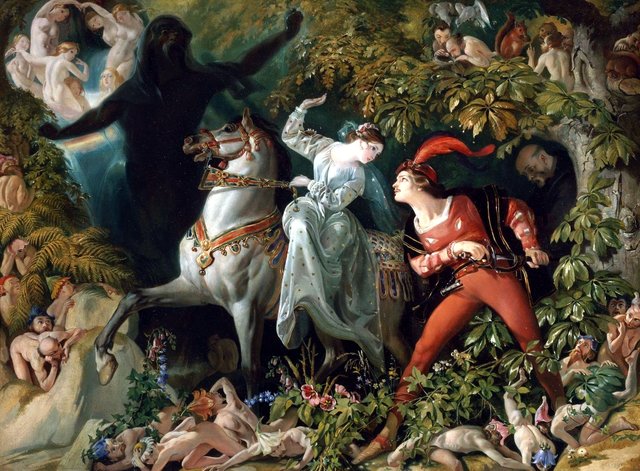 A Scene from 'Undine' by Daniel Maclise