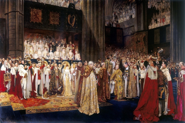 The Coronation of King Edward VII (1841-1910) by Edwin Austin Abbey