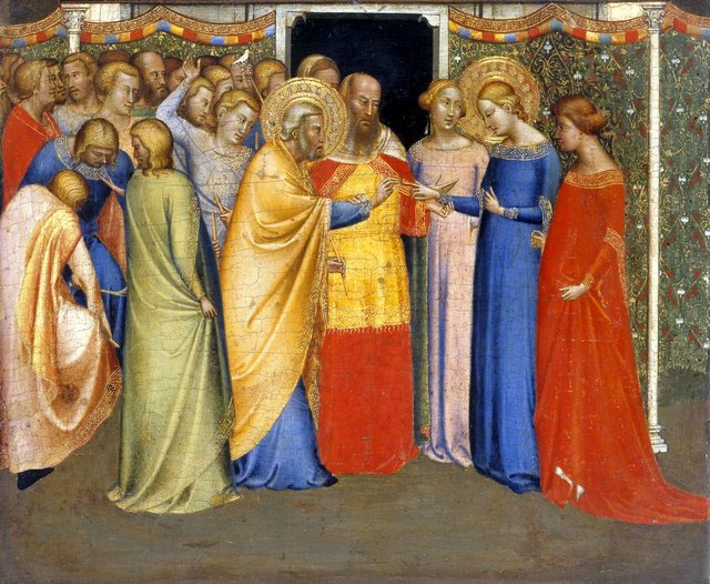 The Marriage of the Virgin by Bernardo Daddi