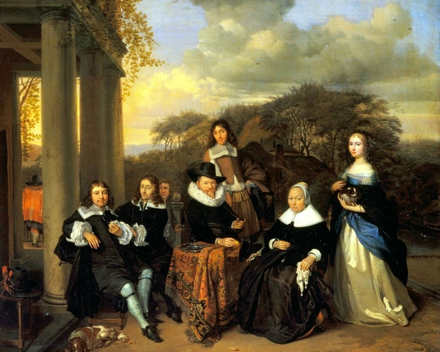 A Family Group by Barend Graat