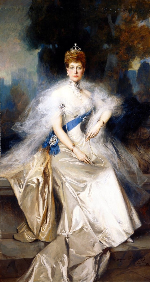 Queen Alexandra (1844-1925) by François Flameng