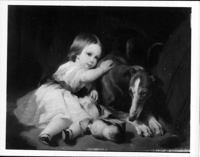 Princess Alice and Eos by Edwin Landseer