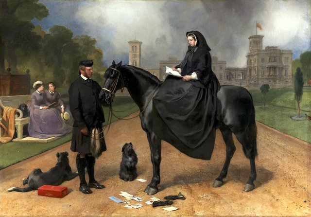 Queen Victoria at Osborne by Edwin Landseer