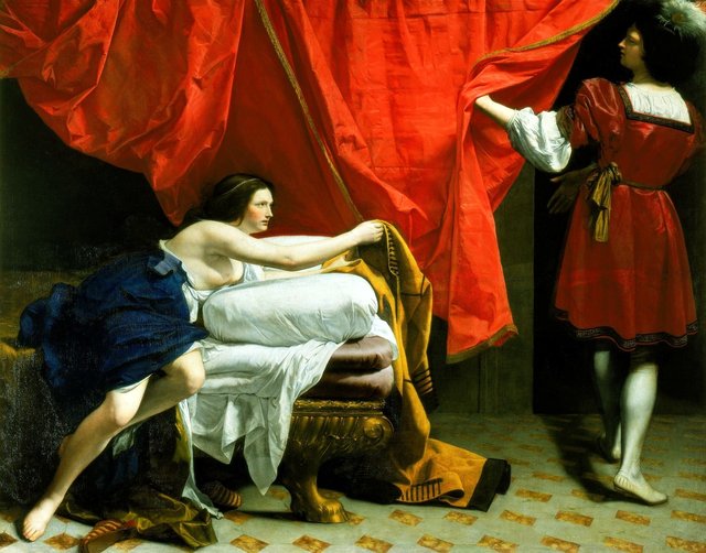 Joseph and Potiphar's Wife by Orazio Gentileschi