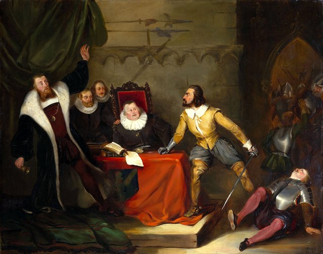 A Scene from Goethe's "Götz von Berlichingen" by Prince Albert of Saxe-Coburg and Gotha