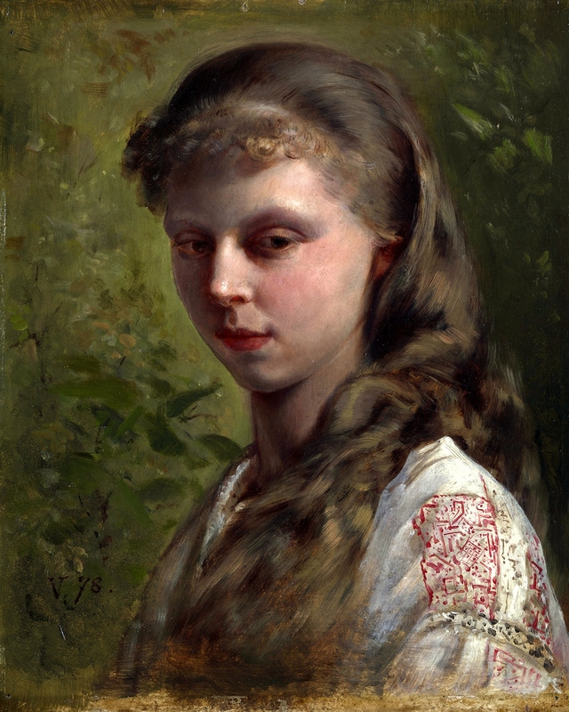 Princess Victoria of Prussia (1866-1929) when a child by Victoria, Princess Royal