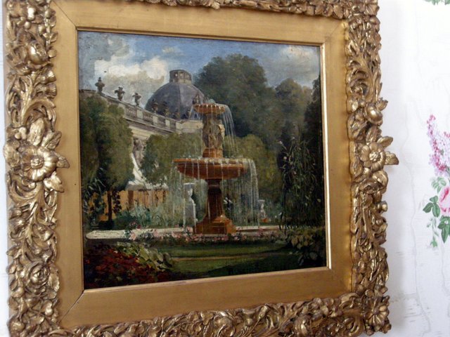 A view in the gardens at Potsdam by Victoria, Princess Royal