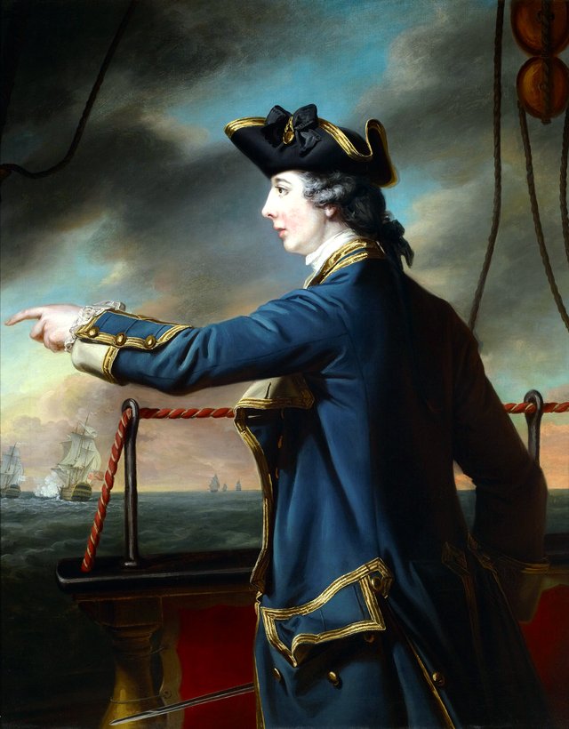 Portrait of Captain Edward Knowles, R.N. (1742-1762) by Francis Cotes