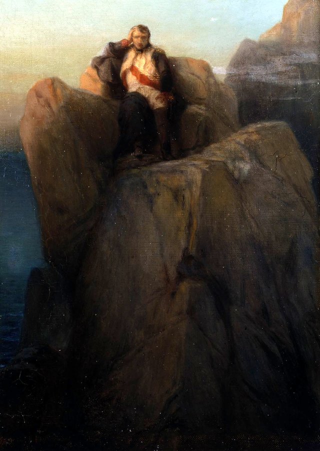 Napoleon at St Helena by Paul Delaroche